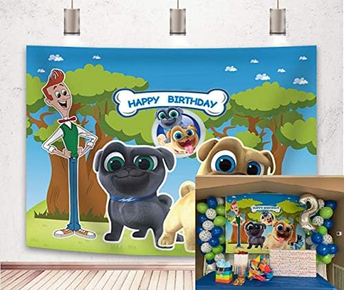 Cartoon Puppy Dog drugari rođendan pozadina dječaci djeca Baby tuš hretan rođendan Party fotografija pozadina
