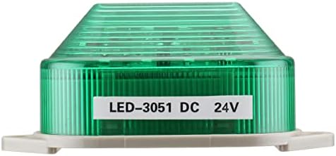 Baomain industrijski signal Zeleni mini upozorenje Lagano strobo upozorenje LED-3051 DC 24V 2W