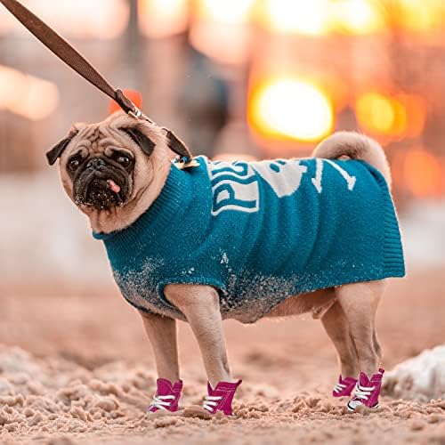 HPWFHPLF čizme za pse, pasa cipele sportski tenisica za male srednje velike pse, zaštitnici protiv klizača