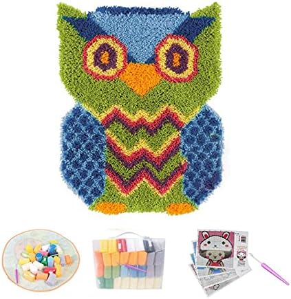 sova rezu Hook Rug kompleti DIY owl kukičanje prostirke hooking Craft Kit sa bojom Preštampani uzorak dizajn