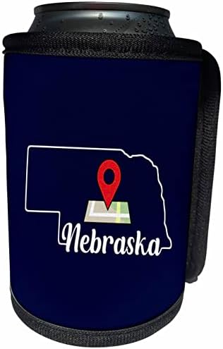 3droza posjećuju Nebraska ovdje država ocrtavanje Travel Marker - može li hladnija boca