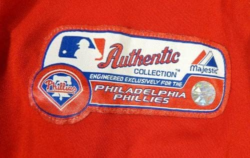 2011-13 Philadelphia Phillies 5 Igra Rabljena Crvena Jersey St BP 42 55 - Igra Polovni MLB dresovi