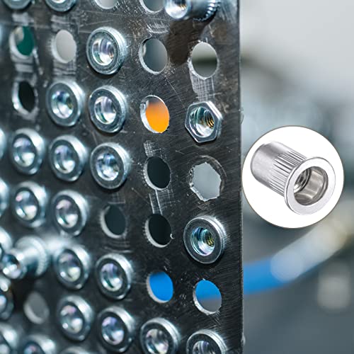 Metallixity Rivet Nuts 60pcs, aluminijumski legura navojni matice - za namještaj mehanički pričvršćivači,