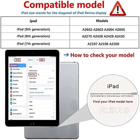 [2 Pack] XZC zaštitnik ekrana kompatibilan sa iPad 9. generacije / iPad 8. generacije / iPad 7. generacije