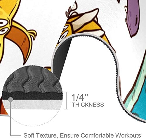 Siebzeh dinosaurusi Premium Thick Yoga Mat Eco Friendly Rubber Health & amp; fitnes non Slip Mat za sve
