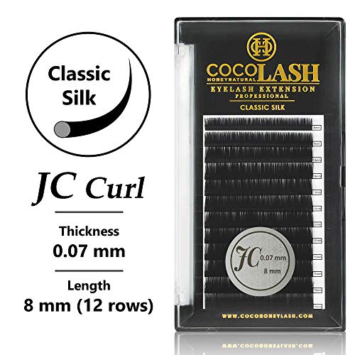 Kokošenje kokoda za trepavice, klasično JC Curl [0,07mm], Faux Mink Individualni ekstenzije trepavica