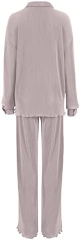 FeBecool Dvije komade odjeće za žene hlače postavljene novim pantnim trenerkom s dugim rukavima, pantalone