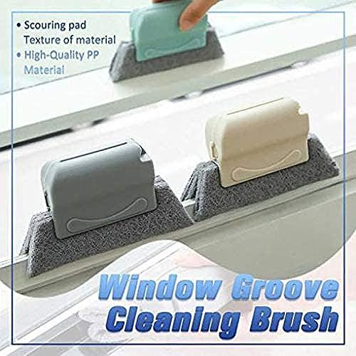 Kreativna četka za čišćenje žljebova prozora, alati za čišćenje kuhinjskih staza vrata, fiksni dizajn glave