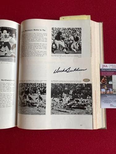 1964, Dick Butkus, sa autogramom illio koledž godišnjak - sa autogramom NFL časopisi