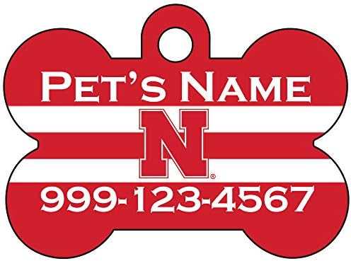 Nebraska Cornhuskers pet Id oznaka za psa / službeno licencirana | personalizirana za vašeg ljubimca
