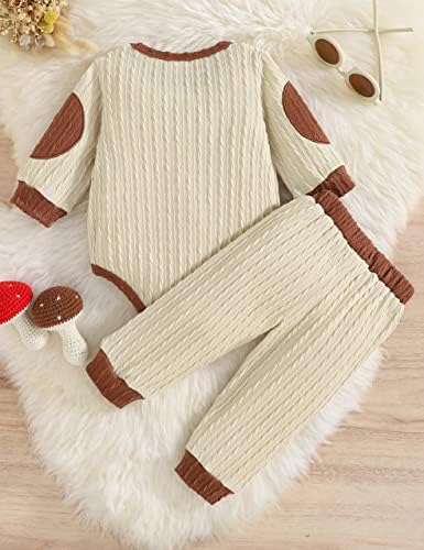 Zmbkdkhjk novorođene dječje odjeće s dugim rukavima Bodičare za duge rukave Rodne hlače zabrane zimske odjeće
