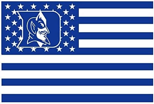 Duke Blue Devils 3x5ft Stars and Stripes Flag Devils-nacija
