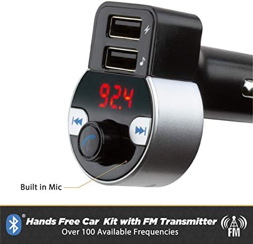 Scosche SBTFM4-XCES0 odaberite Bluetooth 5.0 auto Kit FM predajnik sa digitalnim LED ekranom i dvostrukim