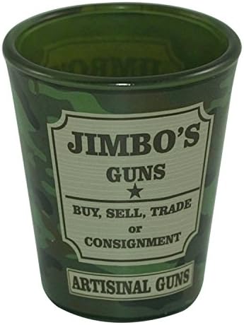 Just FUNKY South Park Jimbo's Guns 1.5 oz Camo Shot Glass