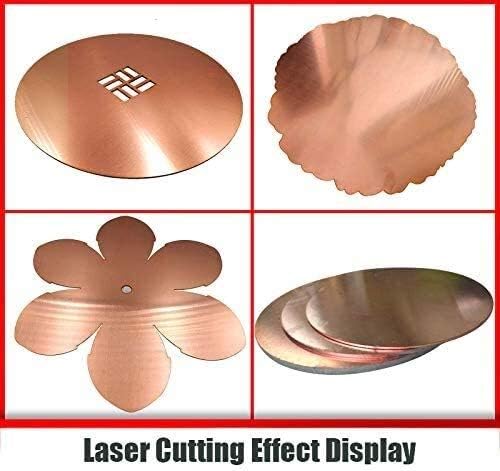 NIANXINN čisti Bakar disk Lim okrugli krug brtva ploča kružna H62 bakar CNC za obradu metala sirovine Debljina
