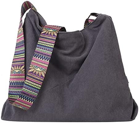 FVOWOH Hobo torbe za žene baršunaste torbe srednje veličine sa patentnim zatvaračem Casual Boho torbe za