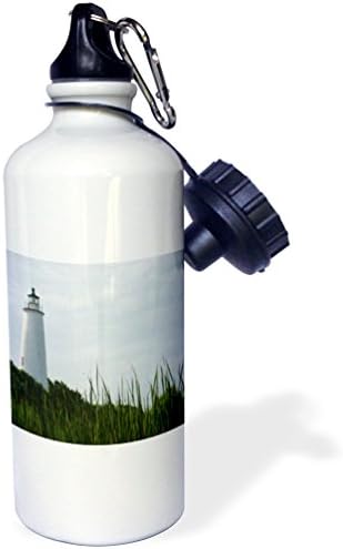 3drose Oracke svjetionik Vanjske banke boca za sportsku vodu, 21 oz, bijela