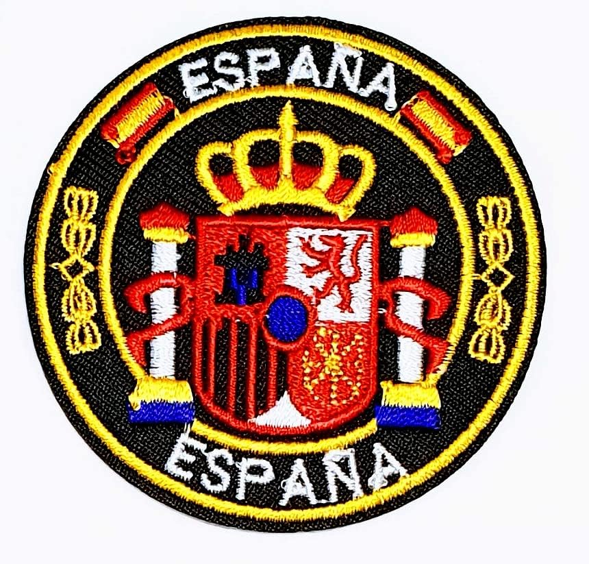 Špansko gvožđe na izvezenim zakrpama za odjeću Madrid Španija Dizajn set od 3 komada