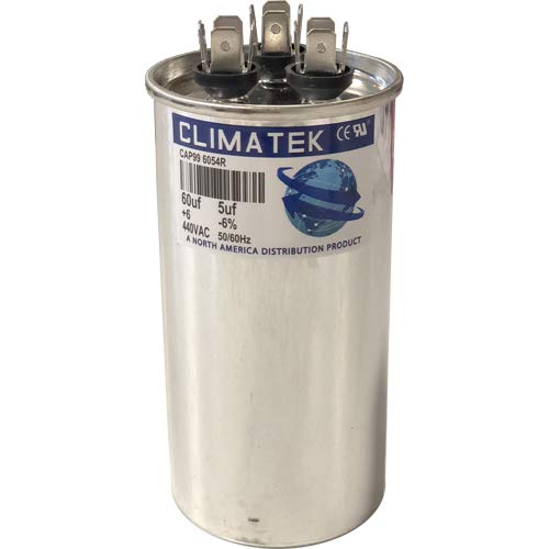 ClimaTek okrugli kondenzator-odgovara Totalinu P291-6054R / 60/5 UF MFD 370/440 Volt VAC