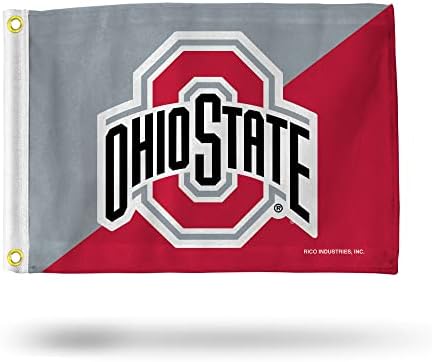 Zastava države Ohio, zastava broda - zastava golf kolica - 12 x 18 - nautički dizajn