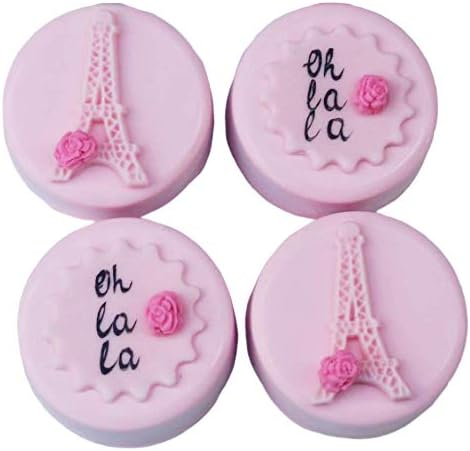 2kom / Set 3D Paris Eiffelov toranj torta Fondant kalup silikonske gume Pasta šećer Craft kalup za tortu
