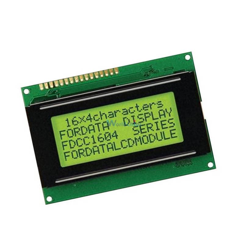 LCD 16x4 1604 karakterni LCD ekran modul LCM žuto crno svjetlo 5V