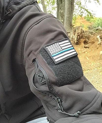 USA zastava zastava tanka plava linija Policijska zastava Američki vojni veznik motocikl biciklističke taktičke