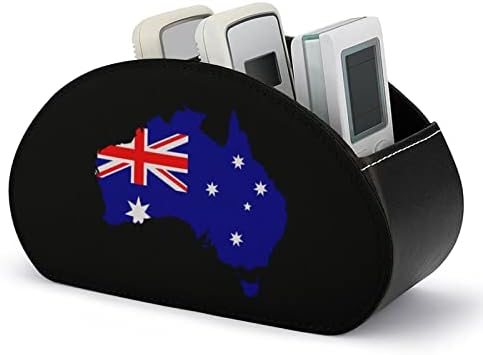 Mapa zastave Australije PU kožni TV držači na daljinskom upravljaču Kancelarijska kutija za odlaganje stoni
