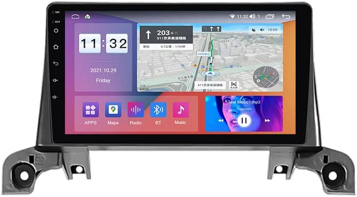Auto radiote stereo za Peugeot 3008 4008 5008 2017-2020, Biorunn Android 11 9-inčni Octa Core Car GPS navi
