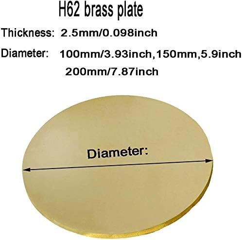 HUILUN mesing Lim mesing okrugli ploča Metal štancanje prazan krug nema rupa za privjesak debljine 2. 5mm
