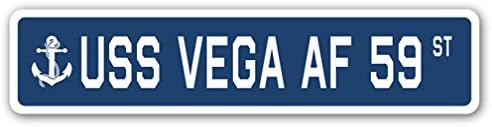 USS Vega AF 59 Ulica potpisao je američki mornarski brod Veteran mornar poklon