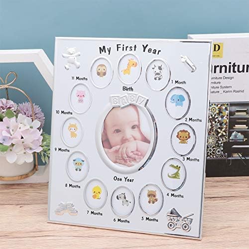 BESPORTBLE 1pc Baby 12 mjeseci Photo Frame My First Year Baby Picture Frame Growth Record Photo Frame Infant