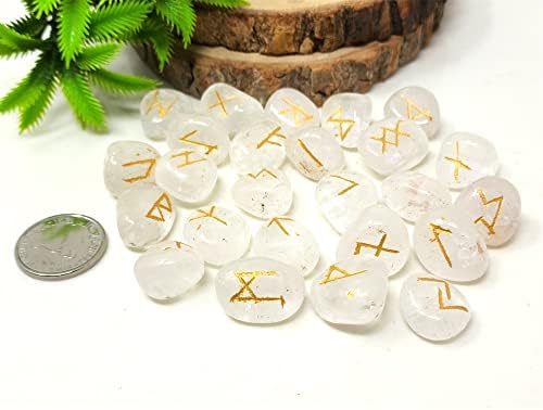 Pravi kristalni kristalni kvarcni setovi runa prirodno polirano 17-25 mm kamenje za krajobrazne ukrase šljunak