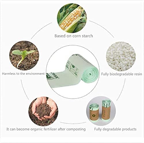Biorazgradiva platna torba za smeće kukuruz škrobnih otpadnih vrećica na bazi recikliranih biljnih baza