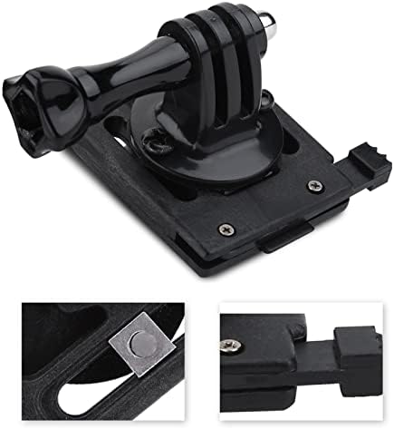 Naroote 90 ° rotacijski kaciga Bazni adapter, sa pričvrsnim vijkom za montiranje kacige za GoPro 1/2 / 3/4