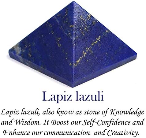 Aashita kreacije Prirodni Lapis Lazuli Reiki Izlječenje i kristalno iscjeljivanje kamena piramida