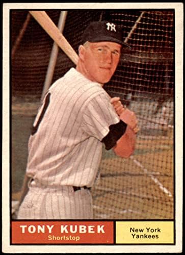 1961 TOPPS # 265 Tony Kubek New York Yankees VG / Ex + Yankees
