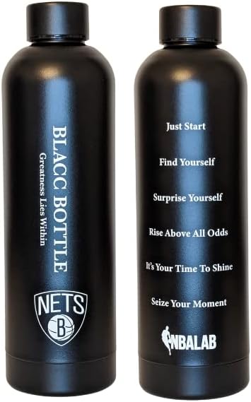Blacc boca zvanično licencirana NBA nehrđajući čelik izolirana boca za vodu | 25oz košarkaški termos
