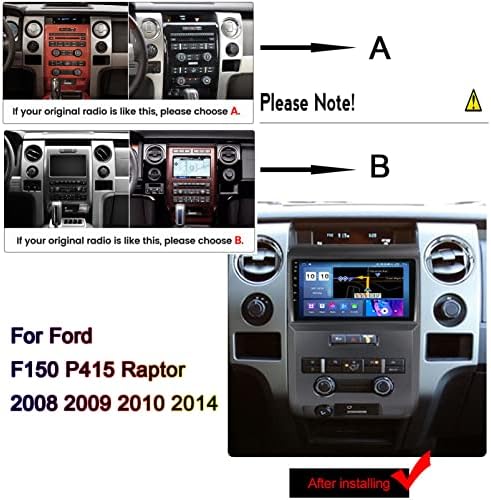 PLOKM ANDROID 11 2 DIN CAR STEREO RDS GPS navigacija Auto WiFi Bluetooth FM GPS navigacija za Ford F150