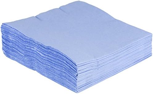 Džem papir srednje salvete za ručak-6 1/2 x 6 1/2 - pastelno plava-40 / pakovanje