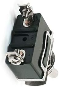Aexit 12mm panel prekidači prečnika 2 položaja SPST prekidač AC preklopnik 250V 6A