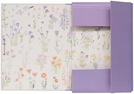 Fascikla datoteka Kokonote Botanical Wild Flowers A4-13,4 x 10 inča / 34 x 25,5 cm - fascikla sa 3 preklopa