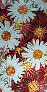Splashy Bouquet Floral Mosaic / Masterpiece Mosaic Design / Mosaic Artwork By Mosaics Lab / Handmade With
