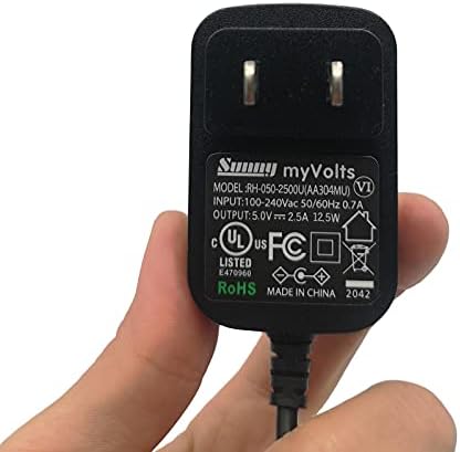 MyVolts 5V adapter za napajanje kompatibilan sa / zamjenom za TASCAM US-600 audio sučelje - US Plug