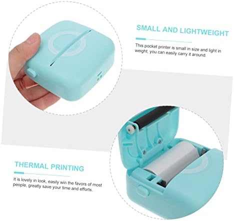 SOLUSTRE 3kom Mini štampač prenosivi foto štampači mali proizvođač etiketa prenosivi štampač etiketa štampači