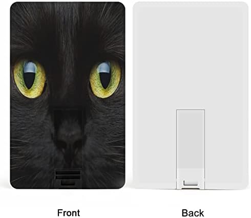 Žuta skeoka Crna Cat Credit bankovna kartica USB flash diskove Prijenosni memorijski stick tipka za pohranu