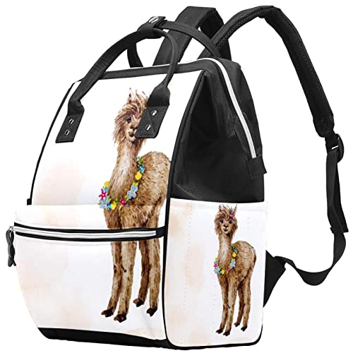 Akvarel slatke alpake pelene tote torbe mammmy ruksak veliki kapacitet pelena torba za staračku vrećicu