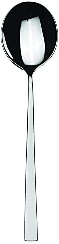 Mepra AZ10621135 Atena kašika od nehrđajućeg čelika, [pakovanje od 12], 19,1 cm, srebrna obrada, perilica