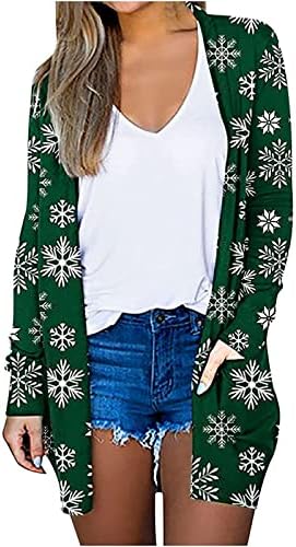 Ružni božićni džemper za žene plus veličine Cardigan 2022 Modna jesen zimska odjeća smiješna zabava na vrhu