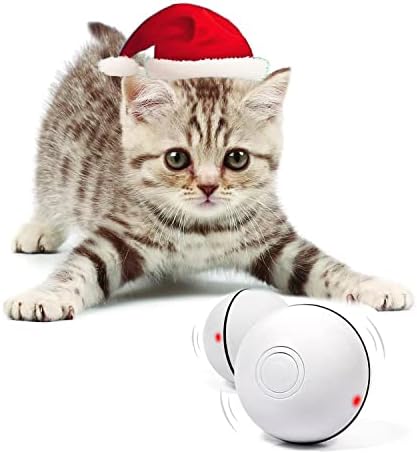 Pametna interaktivna mačka - najnovija verzija 360 stupnjeva sa samookretnom loptom, USB punjiva kućna ljubimca,